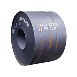 S335 Q345B S235 SS400 A572 ASTM มีความแข็งแรงสูง260มม. 600มม. กว้าง HRC ม้วนคาร์บอนสีดำ - Product Image 1