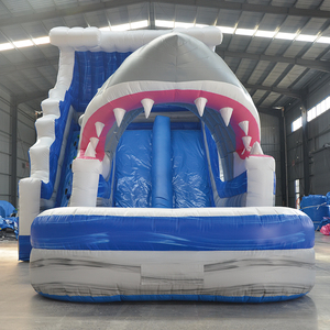 2025 sự lựa chọn tốt nhất Hoang Dã hoang dã ngoài trời cắm trại Lều Inflatable nhà trượt nước với hồ bơi inflatables với quả bóng - Product Image 1