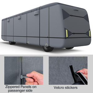 공장 도매 사용자 정의 크기 로고 클래스 a RV 커버 립스톱 방수 방풍 안티 UV 접이식 야외 RV 커버 - Product Image 2