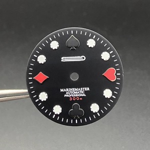Modification de montre, cadran sans date de 28,5 mm, luminescent vert, compatible avec le mouvement japonais NH35/36 - Product Image 4