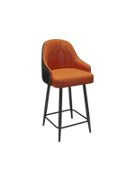 Ensemble de bar de billard commercial traditionnel en fer avec table de canapé et chaise haute combinées, pliable