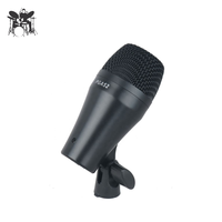 Pour Panvotech Kit de microphone à batterie filaire 7 pièces XLR Micros dynamiques cardioïdes Clips pour l'enregistrement d'instruments de performance sur scène