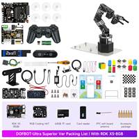 DOFBOT Ultra ROS2 Brazo Robótico de 6 Grados de Libertad para Interacción Humano-Robot, Compatible con Cámara de Profundidad Opcional, Raspberry Pi 5 y RDK X5