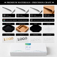 Boîte d'emballage rigide personnalisée en papier couché avec impression UV du logo et insert multi-fentes moulé pour étuis de téléphone portable