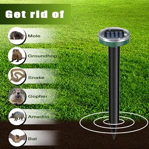 Repelente Ultrasónico de Topos para Jardín, Solar, Impermeable, Ecológico, de Estado Sólido, Cobertura de 14 m, 10 Horas, Material ABS, Certificado por la EPA - Product Image 3