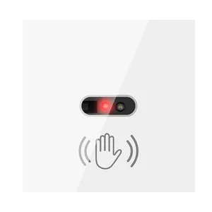 Não-toque ac movimento on/off luz inteligente parede mão sweep sensor interruptor 220v mão onda corpo humano ir us infravermelho interruptor sensor