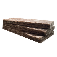 Isolation en laine de verre pour bâtiment, cadre métallique, non inflammable, écologique, brun, fibre de verre, norme américaine ASTM E84, R19, 6,25 pouces