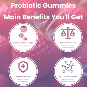 VitaHall Probiyotik Takviyeleri Prebiyotik Postbiyotik Destek Sindirim Sistemi Bağırsak Sağlığı Probiyotik Jelibonlar - Product Image 6