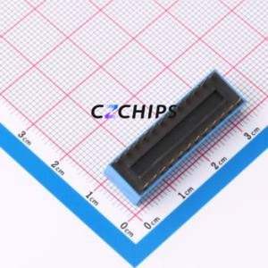 DR-12LT DIP Switch Through hole Component (THT),P=2.54mm Switch Flat Toggle, Raised Type Single Pole Single Throw 12 2.54mm - Product Image 2