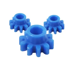 Zeichnungen Custom Pinion Spur Helical Nylon Kunststoff Zahnräder für Spielzeug