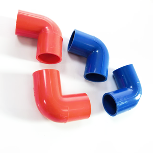 Raccords de tuyauterie en PVC bleu à 90 degrés, fabriqués en Chine, correction orthographique anglaise des mots-clés - Raccords de tuyauterie en PVC bleu à 90 degrés - Product Image 3