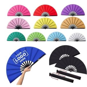 Abanico de Mano Plegable Personalizado de Plástico Sólido de 13 Pulgadas, Color Liso, para Fiestas, Graduaciones y Eventos - Product Image 3