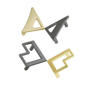 Lgedis Modern Geometric Cabinet Drawer <b>Handle</b> Zinc Alloy Plated Durable Furniture Hardware - Product Image 3