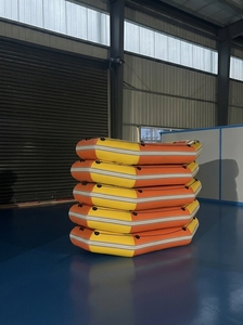 Kayak gonflable pliable en PVC de 0,9 mm, <span class=keywords><strong>bateau</strong></span> de sport stable de 2,4 m, <span class=keywords><strong>bateau</strong></span> à rames résistant à l'usure pour 2 personnes - Product Image 6