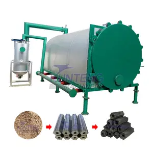 Low investment wood sawdust carbonization furnace gas stream carbonizing carbon oven kiln furnace