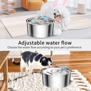 3.2L populaire Intelligent Sensor chien <span class=keywords><strong>chat</strong></span> eau potable <span class=keywords><strong>fontaine</strong></span> en acier inoxydable automatique pour animaux de compagnie avec filtre - Product Image 5