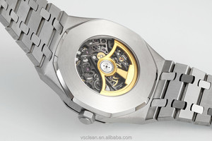 APS nhà máy 41mm thể thao xem tự động cơ khí phong trào ETA thép không gỉ trường hợp khả năng chịu nước Analog cao su/Silicone - Product Image 4