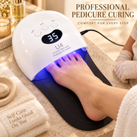 Lampe à ongles portable OEM personnalisée, étanche, pour le durcissement du vernis gel de pédicure, vente en gros