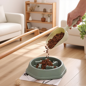 Hochwertige knochen förmige Pet <span class=keywords><strong>Bowl</strong></span> Pet Slow Feeder aus Kunststoff Langlebiger interaktiver Feeder für Haustiere - Product Image 6