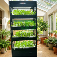 Équipement de culture hydroponique automatique multicouche NFT à 36 trous avec pompe, conception peu encombrante pour l'agriculture urbaine et le jardinage domestique