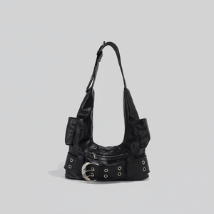 Bolso de cuero trenzado de nuevo modelo, bolso de mano femenino moderno, bolso cruzado de hombro, bolso en forma de media luna - Product Image 1