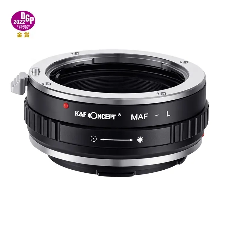 K & f concept adaptador para câmera, adaptador de montagem de lentes, alta precisão para minolta a/sony a leica l