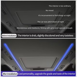 ไฟตก<span class=keywords><strong>แต่ง</strong></span>หลังคาซันรูฟ<span class=keywords><strong>รถ</strong></span>ยนต์แบบ RGB 2 <span class=keywords><strong>ช</strong></span>ิ้น ไฟบรรยากาศซันรูฟ ไฟ LED แถบซันรูฟ ไฟตก<span class=keywords><strong>แต่ง</strong></span>บรรยากาศแบบซิมโฟนี - Product Image 3