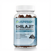 Gummies de Shilajit Pur, Naturel, Biologique et Halal Ausreson OEM, Or de l'Himalaya, Marque Privée, 4000mg 3000mg