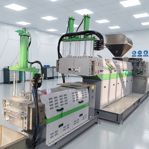 Machine de recyclage du plastique, ligne de granulation à <span class=keywords><strong>double</strong></span> étage pour <span class=keywords><strong>film</strong></span> LDPE HDPE, sac tissé PP, capacité de 300 kg/h, compacteur, granulateur - Product Image 2
