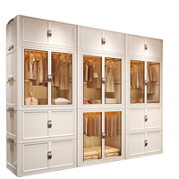 Armoire en plastique moderne avec roulettes amovibles, armoire de rangement gain de place