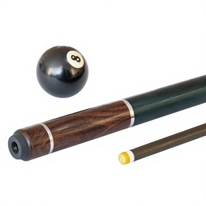 Taco de billar de fibra de carbono de 1/2 pieza con eje de 11.8mm/12.5mm y unión de acero inoxidable para snooker y pool - Product Image 4