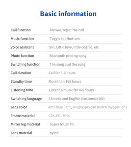 2025 E13-C แว่นตากันแดดอัจฉริยะกลางแจ้งแว่นตาไร้สายสำหรับผู้ชายและผู้หญิง - Product Image 4