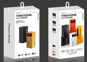 Batteries externes grande capacité 50000 mAh, station d'alimentation portable universelle 22,5 W, 4 ports USB Type-C Micro USB, écran LED, charge super rapide - Product Image 5