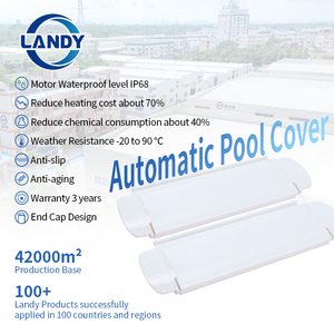Cubiertas Automáticas para Piscinas Landy PC, Resistentes a los Rayos UV, Impermeables, con Motor de 24V, Seguras para Piscinas Elevadas - Product Image 2