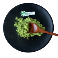 Poudre de jus d'herbe de blé en vrac, lyophilisée, soluble dans l'eau, naturelle, verte, pour smoothies et boissons vertes, vente en gros