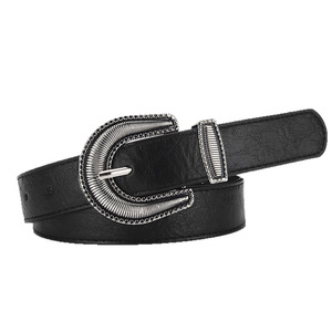 Cinturón de PU Personalizado, Estilo Punk Vintage, Creativo, con Hebilla Decorativa, Retro, para <span class=keywords><strong>Mujer</strong></span>, Informal, para Jeans y Pantalones - Product Image 5