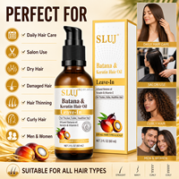 Set de Cuidado Capilar Orgánico con Aceite de Batana SILU, Jabón, Sérum, Aceite Vegano para el Crecimiento del Cabello para Mujeres Negras, Marca Privada