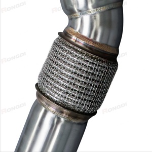 Custom Make Brushed Stainless Steel Downpipe Auto Exhaust Pipes Header for BMW 3 Series F30 F31 F34 G20 B48 2.0T 2010-2016 - Product Image 5