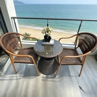 Ensemble de table et chaises de jardin en rotin de luxe léger, résistant à l'eau et aux intempéries, pour terrasse, balcon, cour