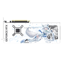 2025 Neue Manli Polar Fox RTX 5060 OC 8GB GDDR7 Weiß MXM PCI Express GPU Dreifach-Lüfter für Gaming-PC Desktop