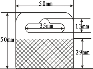 Nhựa Tự Dính Treo Tab Euro Lỗ Treo Tab Móc Áo Các Tông Đóng Gói Siêu Thị Bao Bì Snap Hiển Thị Vớ Móc - Product Image 4