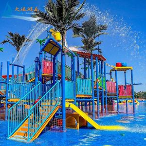 Équipement de Parc <span class=keywords><strong>Aquatique</strong></span> Commercial Marque Dalang Style Océan Toboggan de Jeu <span class=keywords><strong>Aquatique</strong></span> Extérieur de Taille Moyenne en Fibre de Verre <span class=keywords><strong>Jeux</strong></span> d'Eau pour Enfants - Product Image 2
