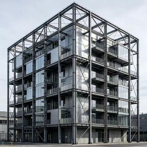 Maison Modulaire Multifonctionnelle en Acier Robuste au Design Industriel pour Centres Commerciaux et Affaires de <span class=keywords><strong>Location</strong></span> à Court Terme - Product Image 5