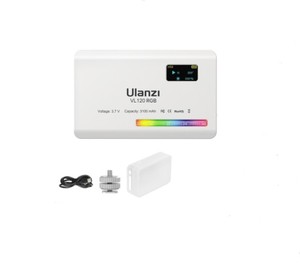 <span class=keywords><strong>Ulanzi</strong></span> ไฟ LED กล้องวิดีโอ <span class=keywords><strong>VL120</strong></span> <span class=keywords><strong>RGB</strong></span>,ไฟสตูดิโอถ่ายภาพหรี่แสงได้3100-2500 K สีเต็มรูปแบบชาร์จไฟได้9000 MAh - Product Image 3