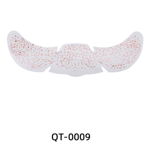 Autocollants de paillettes dorées argentées tendance, taches de rousseur nues, tatouage facial pour femmes, accessoires de maquillage pour la décoration artistique de performance - Product Image 4