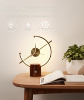 Lampe de table en aluminium, design moderne minimaliste de luxe, avec commande tactile et charge sans fil, pour la chambre à coucher
