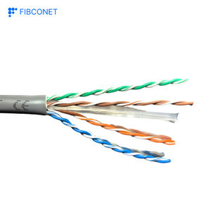 FTTX Catégorie <span class=keywords><strong>6</strong></span> UTP/<span class=keywords><strong>FTP</strong></span>/SFTP Câble réseau gris à double gaine Câble LAN - Product Image 3