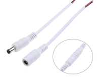 Conector de Cable USB QUANWEI, Adaptador de Corriente CC Macho, Revestimiento de PVC, Conductor de Cobre, 3A/12A, para Tira de Luz LED, Negro/Blanco
