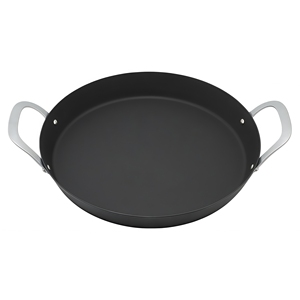 Sartén <span class=keywords><strong>para</strong></span> Paella de Acero al Carbono de 14 Pulgadas/35 cm, Diseño Exclusivo de Fábrica, Antiadherente Natural, Compatible con Inducción - Product Image 5