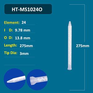 Ugello Miscelatore Statico 1024 MC per Resina Epossidica e Adesivi, Punta di Miscelazione a 24 Elementi per Cartucce Doppie da 600ml 1:1 2:1 - Product Image 2